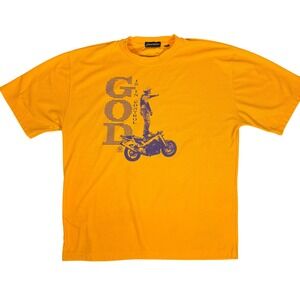 Vintage‎ God Motorcycle  T Shirt  XXL